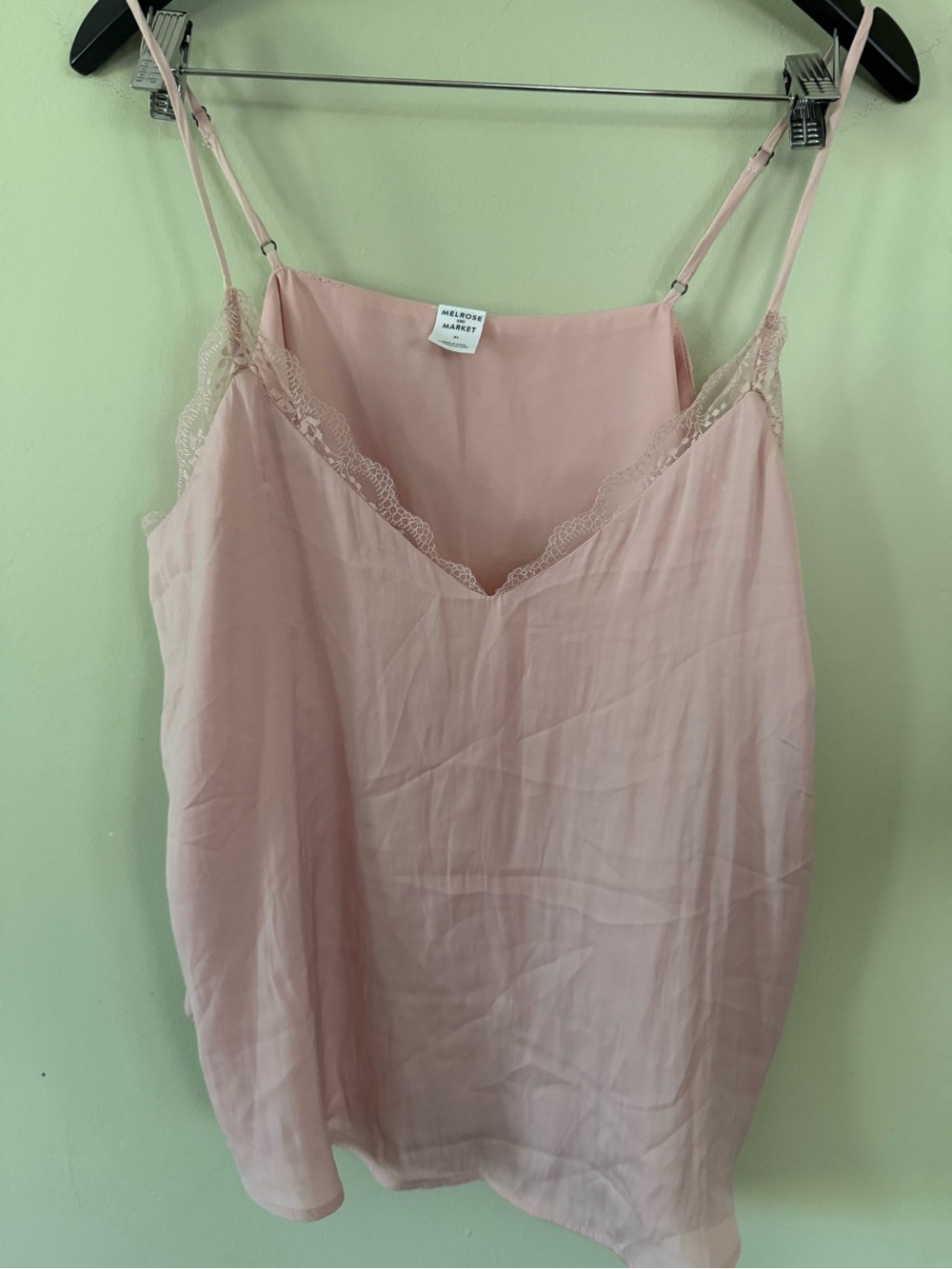 Melrose and Market Blush Pink Lace-Trim Cami